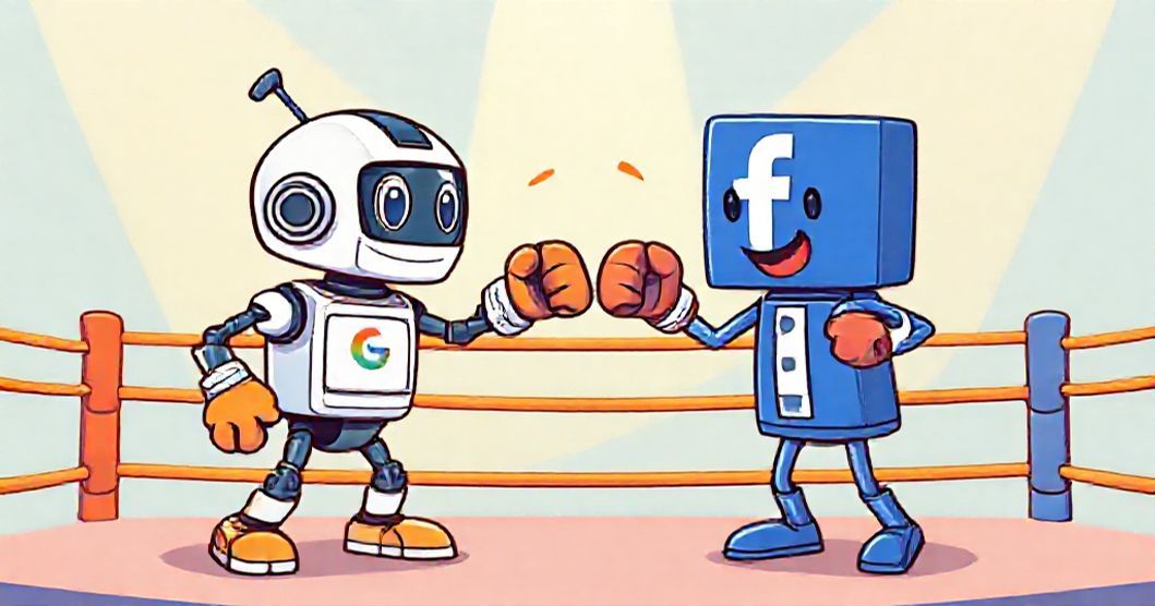 Google Ads vs Facebook Ads comparison visualization